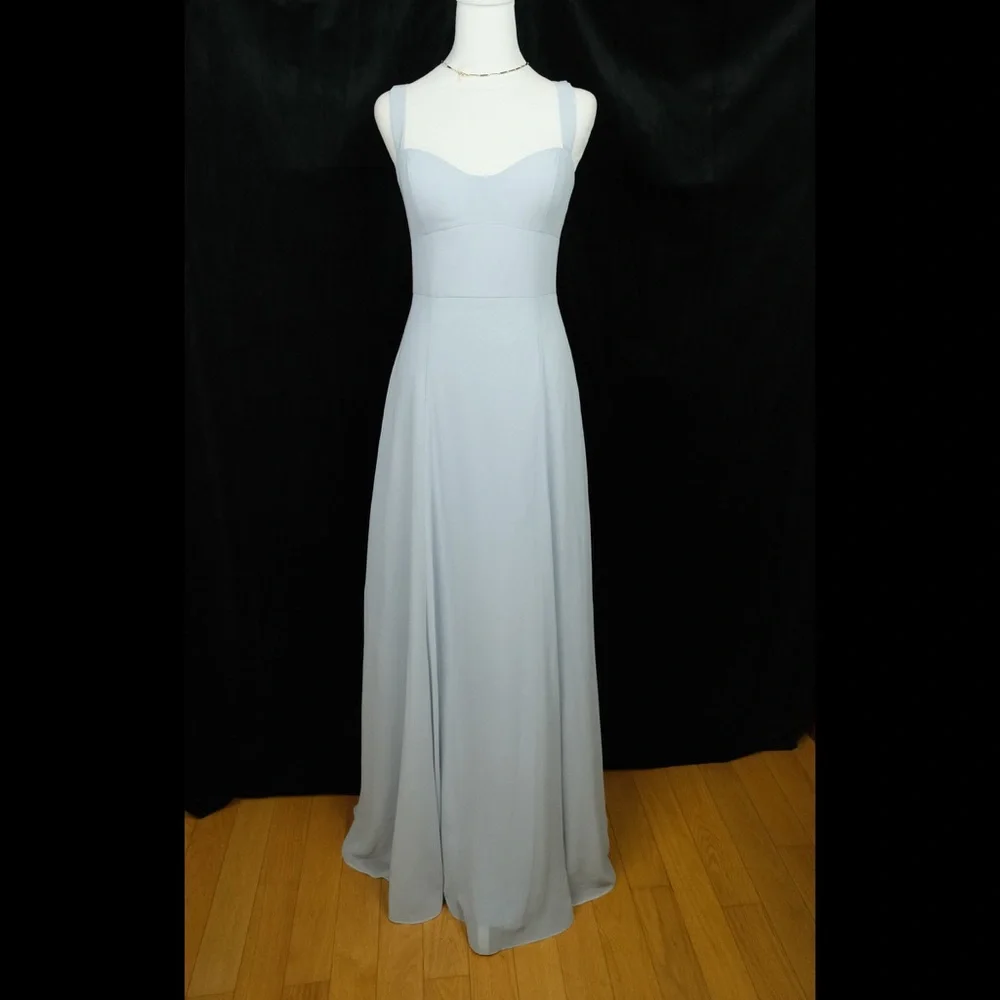 Jenny Yoo collection Harris dress. Whisper blue. Size 8 - Picture 4 of 16